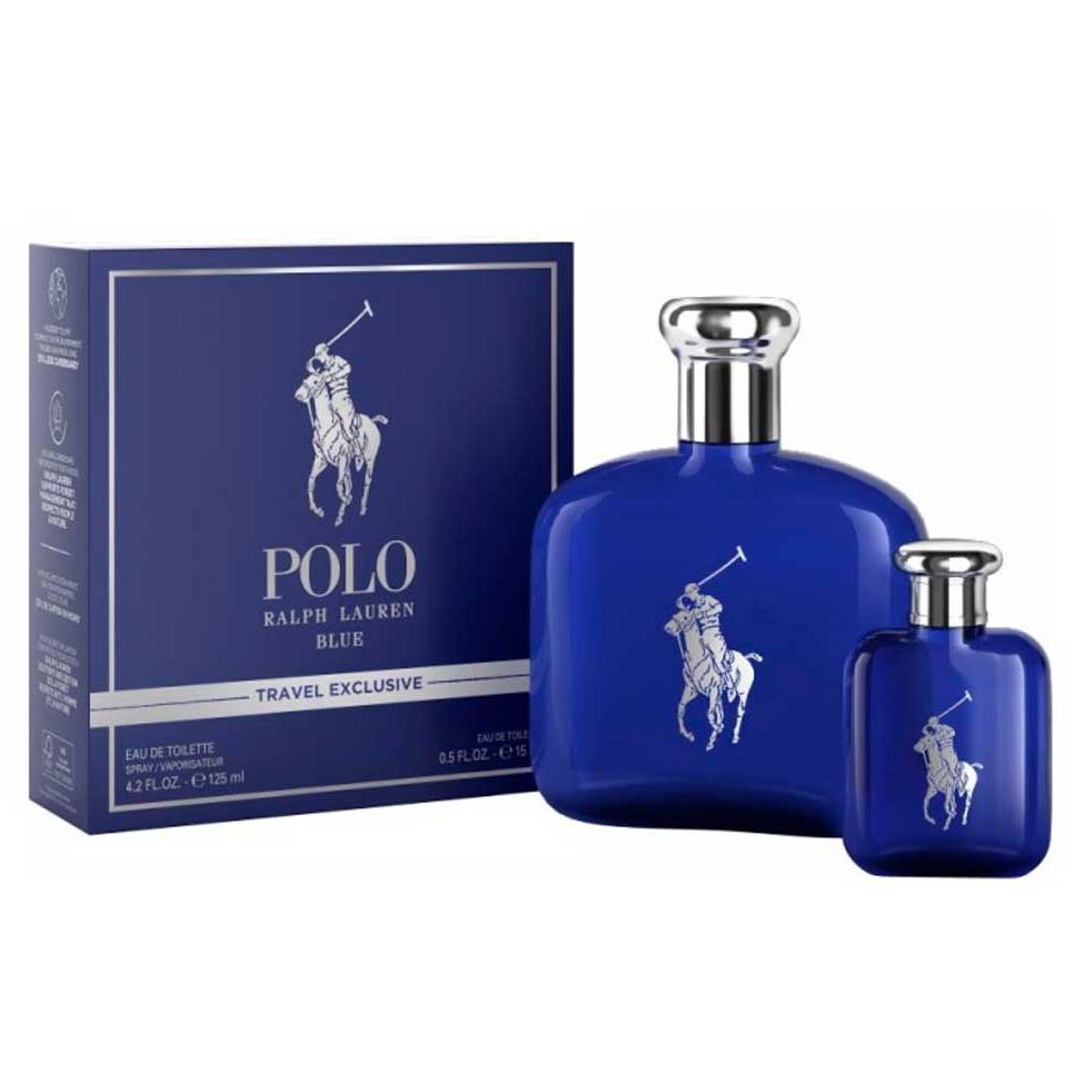 Ralph Lauren Polo Blue 125ml Edt + 15ml Edt Spray Geschenkset