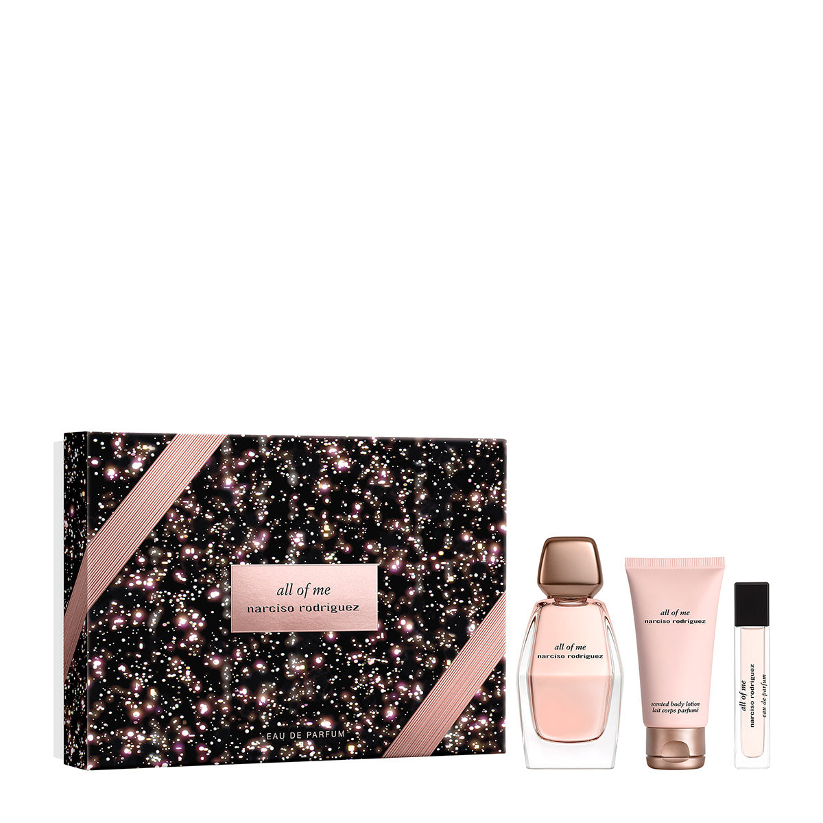 Narciso Rodriguez All of Me 90ml Edp + Bodylotion + Mini 10ml Edp Geschenkset