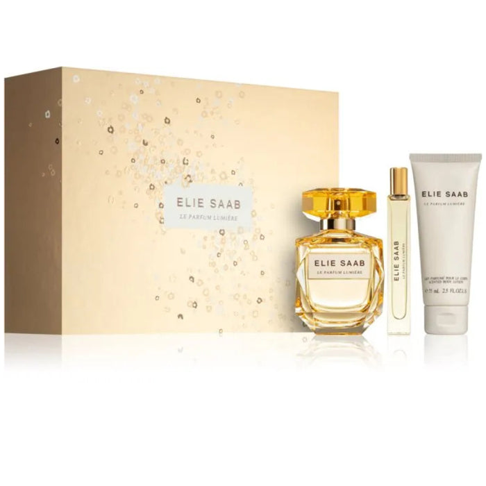 Elie Saab Le Parfum Lumiere 90ml Edp + Mini 10ml Edp + Bodylotion Geschenkset