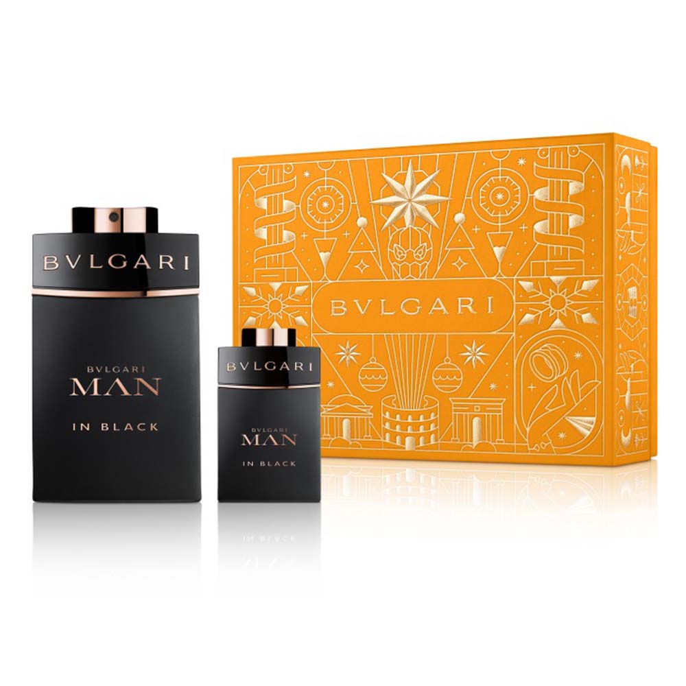 Bvlgari Man in Black 100ml Edp + 15ml Edp Spray Geschenkset